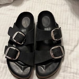 Birkenstock big buckle slide 40/9-9.5